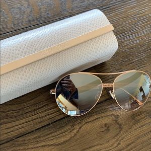 Jimmy Choo Rose Gold Aviators